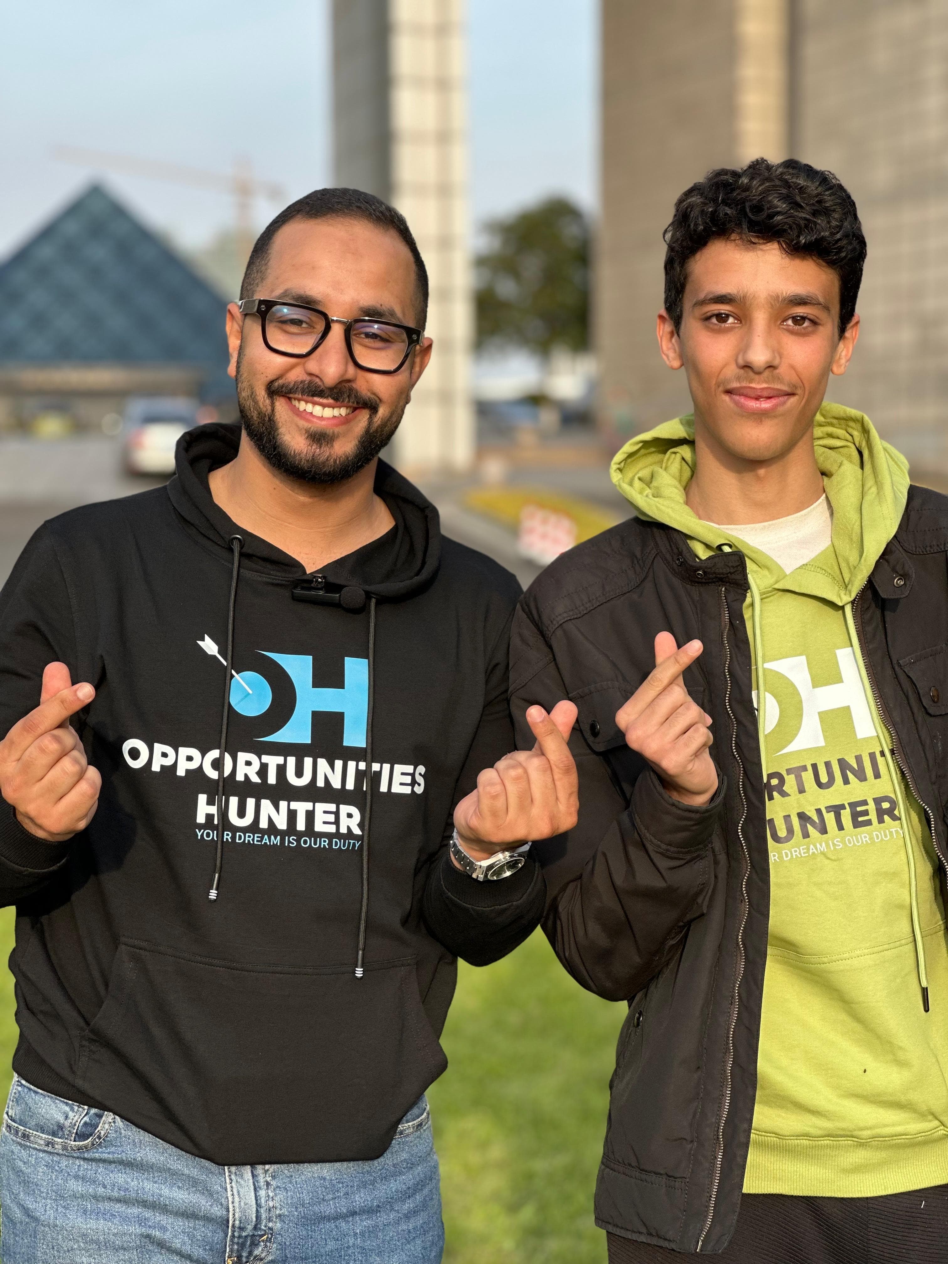 Étudiant 5 parti avec OpportunitiesHunter